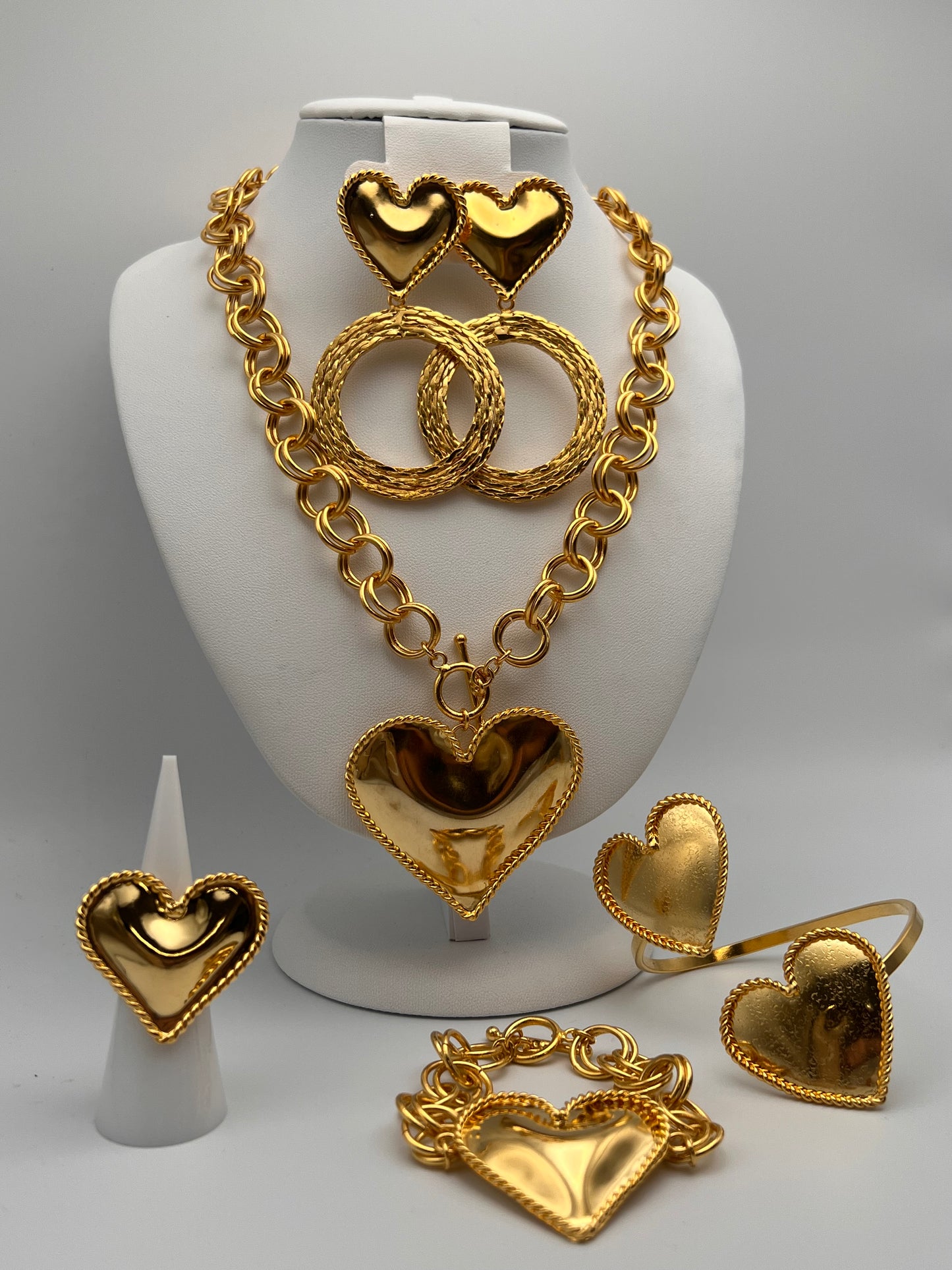 Anillo Corazón Rizo