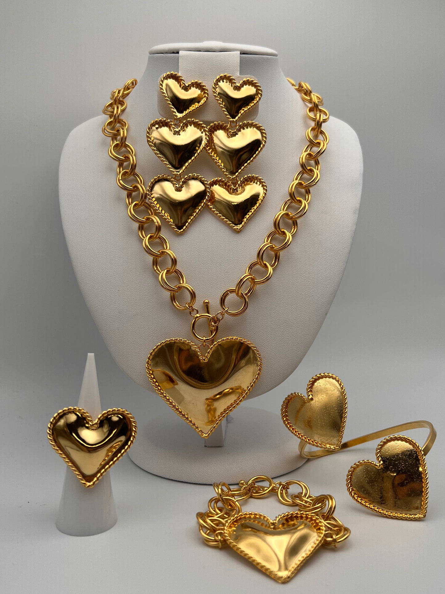 Anillo Corazón Rizo
