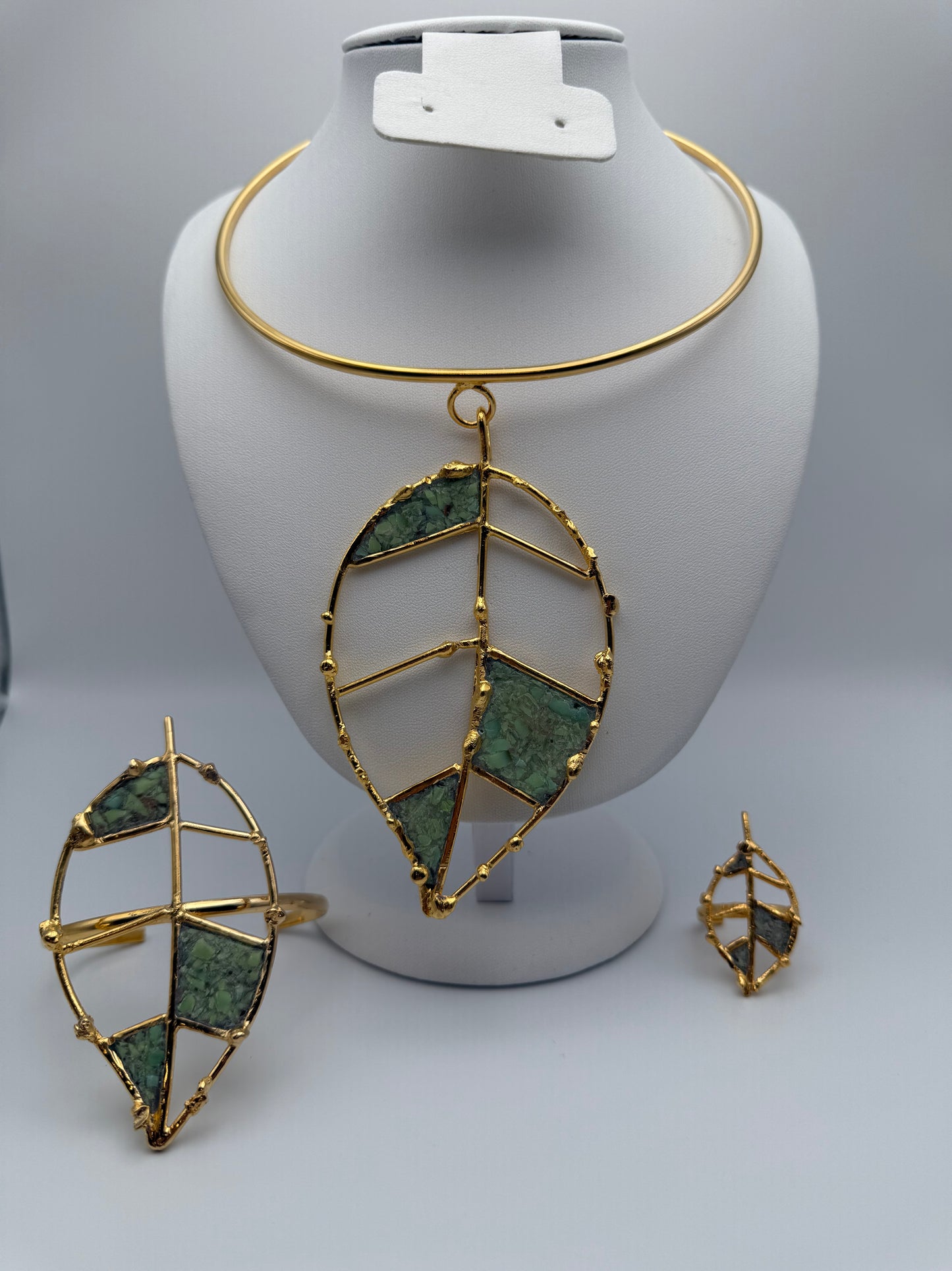 Anillo Hoja Verde