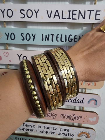 Pulsera Madera Puntitos