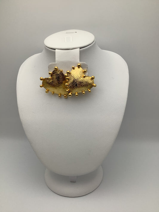 Arete Corazón Puntitos