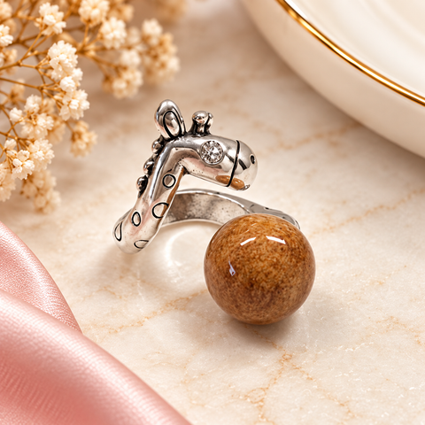 Anillo Jirafa Plata C.O