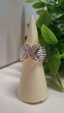 Anillo X Diamantado