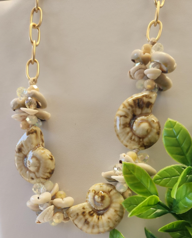 Collar Caracol Cerámica
