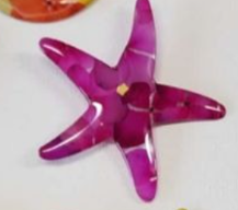 Prendedor Estrella Hortencias