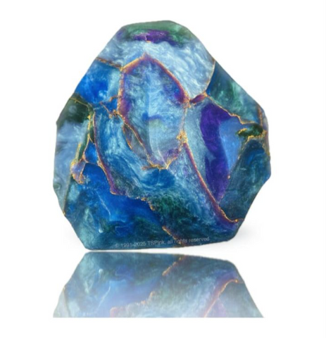 Opal soap gemstone - Peach melon gardenia