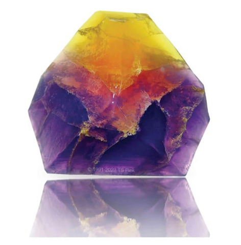 Ametrine Soap gemstone - Gemstone bath