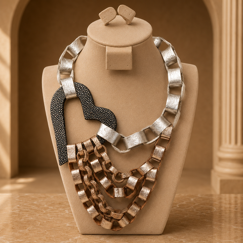 # 4-Collar cuero