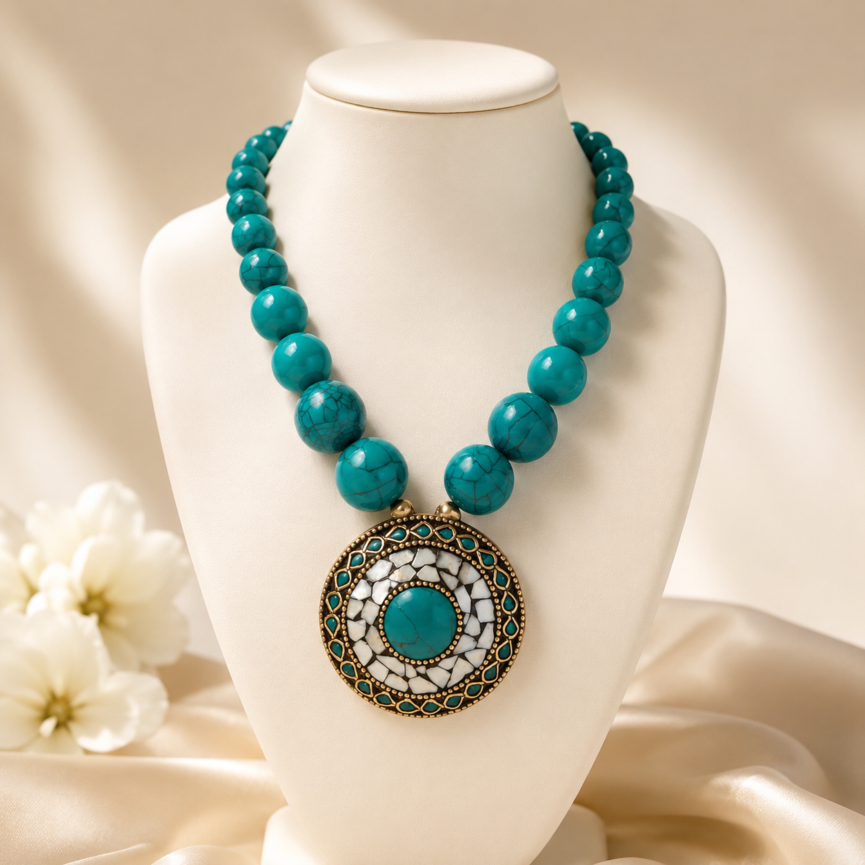 Collar Esfera Verde  IND