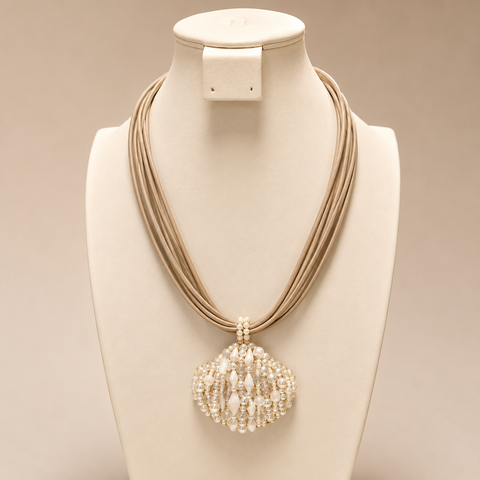 Collar de Almeja Perlado