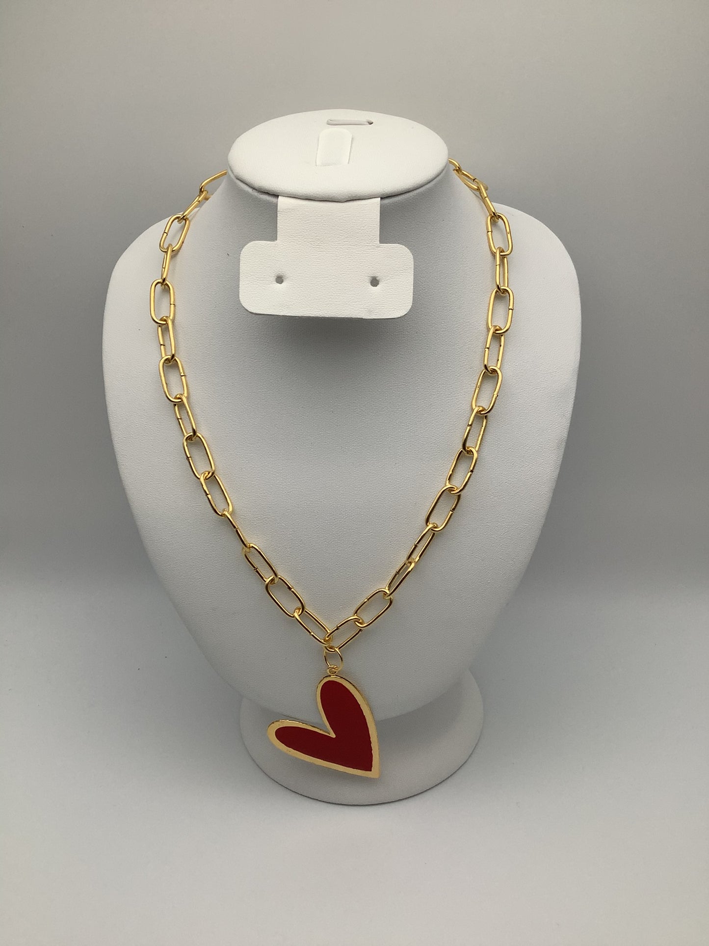 Collar Corazón Rojo