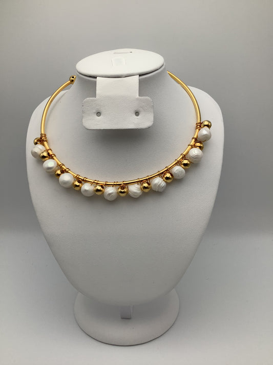 Choker Perla y Balines