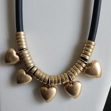 Choker 5 corazones