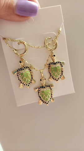 Set de Tortuga Verde