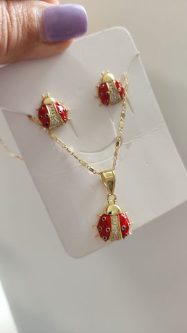 Set de Lady Bud  Oro Laminado