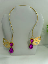 Set mariposa Fushia
