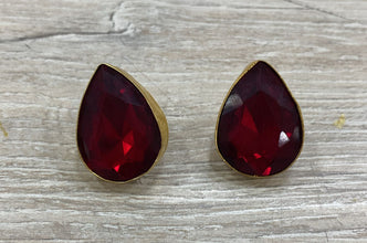 Aretes Cristal Gota