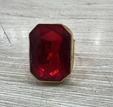 Anillo Cuadrado Cristal OL