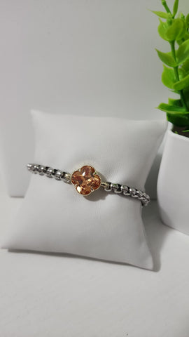 #912 Pulsera de un Clover   de uno