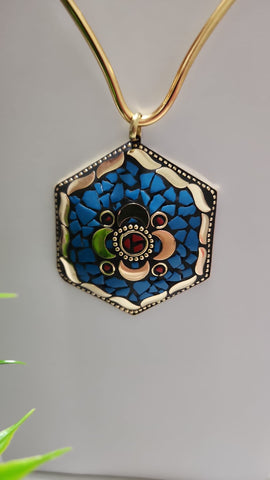 #45-Gema Hexagonal  Mosaico