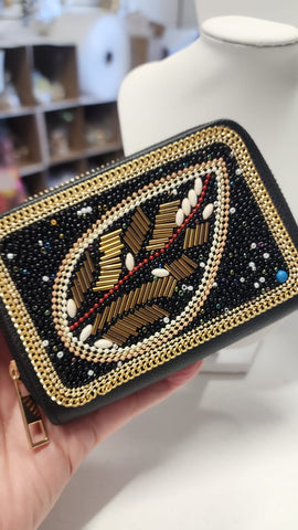 Wallet Oscura Hoja