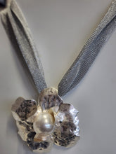 Collar Flor tela