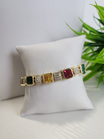 #602-Pulsera Cristales