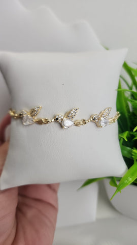 #606-Pulsera Colibrí Clear
