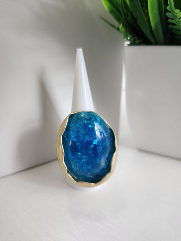#855-Anillo  Azul