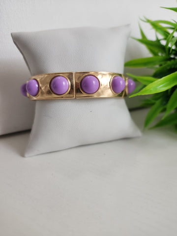 046-Pulsera Elástica Violeta
