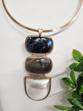 Choker con Gema tres piedras