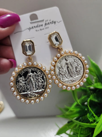 896-Aretes Angel Plata