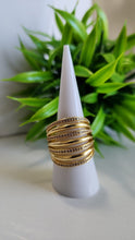 Anillo  #07 Lineas Diamantadas