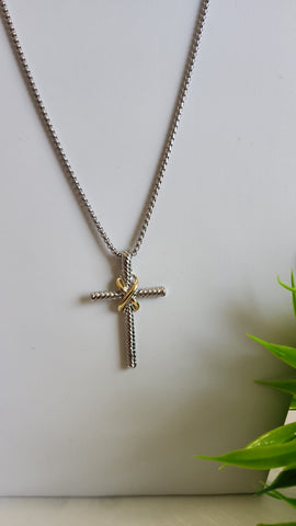 Cadena con Cruz Infinito  #603