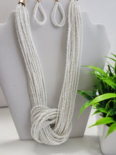 #611-Collar en Cuencas  Con Aretes