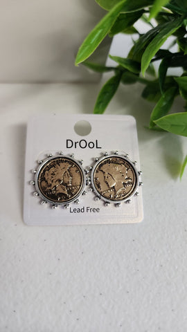 934-Aretes de Monedas