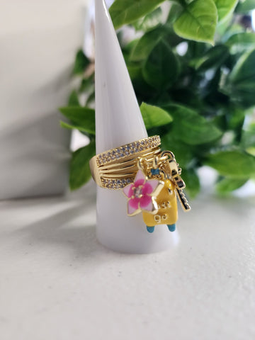 Anillo  Maleta  Amarillo