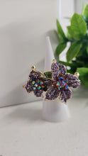 Anillo Flor doble diamantado