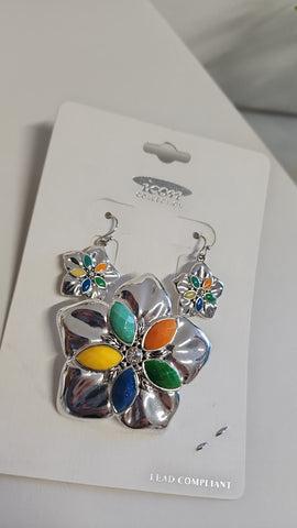 Set Magneto Flor Piedra colores