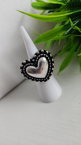 Anillo  Corazon  Plata