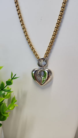 Cadena de Corazon  Dos Tonos