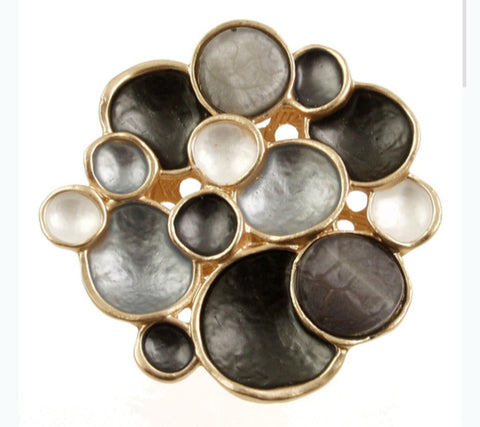 1572-9-Broche con Iman Bubble Negro - Gris