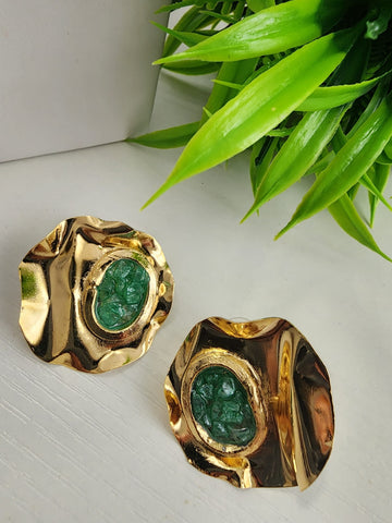 Aretes en Piedras  Verde