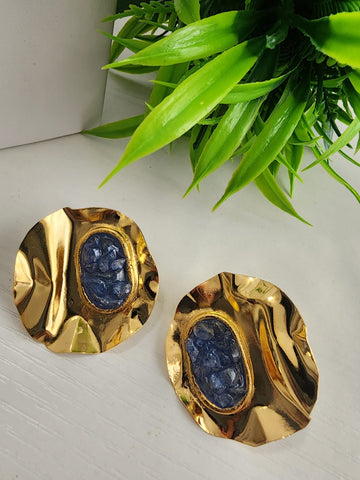 Aretes en Piedras  Azul