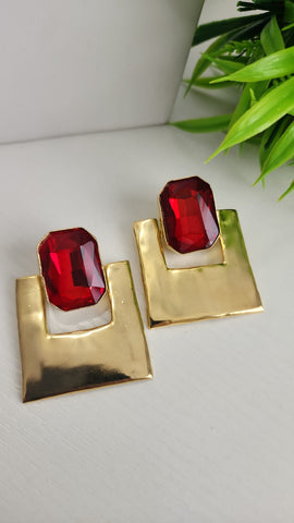 Aretes  Piedra  Roja