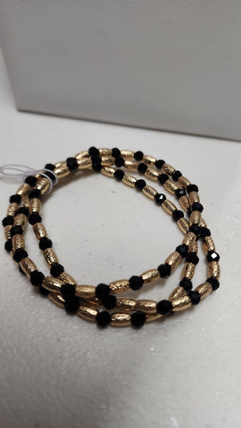 Trio de Pulseras  Balines Negros