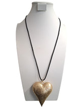 Collar corazón lizo