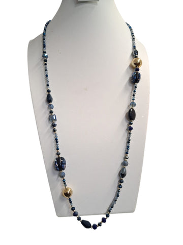 Collar tono azul