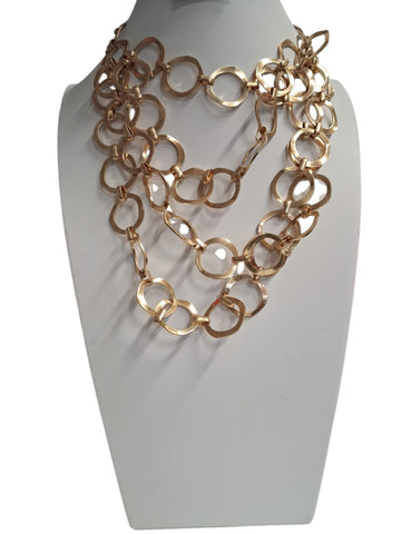Collar capas Oro Mate