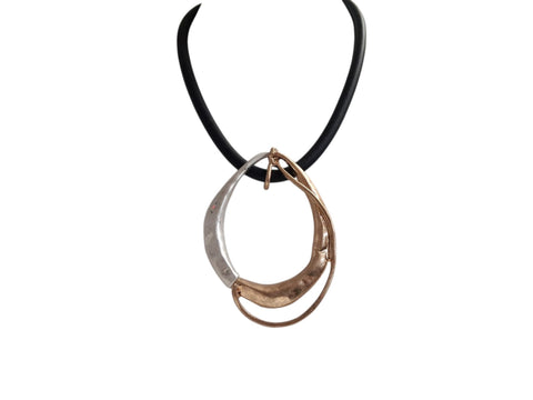Collar Zamak 2 tonos gota